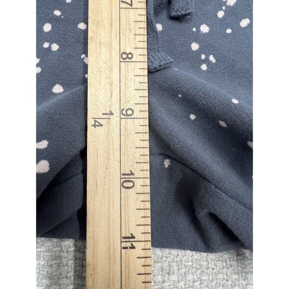 Bobi LA Legging Pant Drawstring Pull On Gray w/ Pinkish Paint Splatter Detail XS - Picture 6 of 13